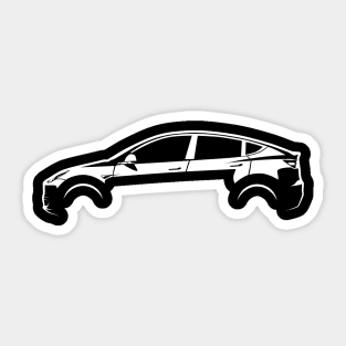 Tesla Y Sticker